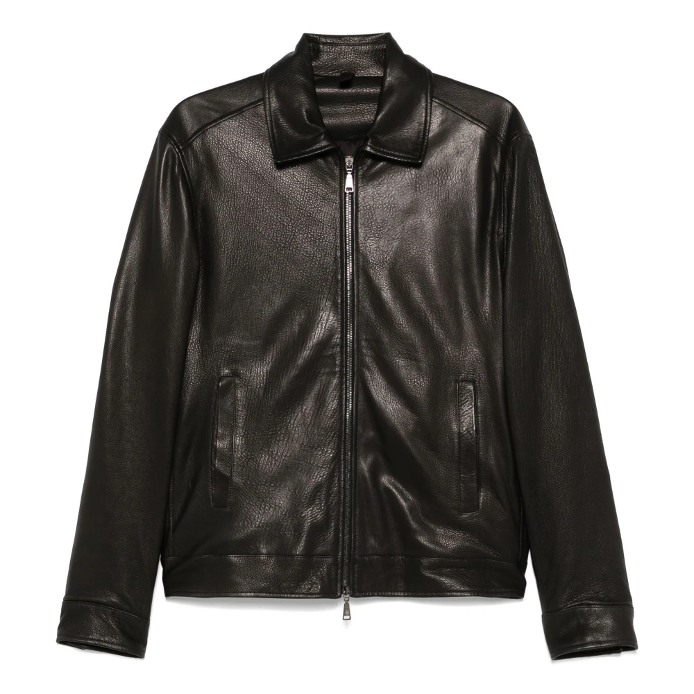 Tagliatore 'Jaxon' leren jas Black Heren