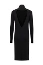 robe-midi-en-laine-noire
