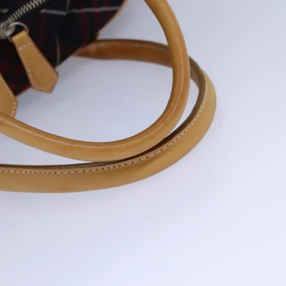 Burberry Vintage Pre-owned Nylon travel-bags Brown Dames