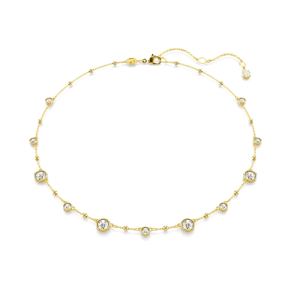 Swarovski Women's Yellow Elegant Imber Crystal Necklace