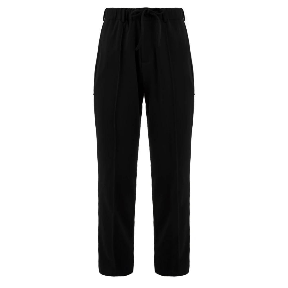 Daniele Alessandrini Zwarte broek voor heren Black Heren