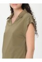 t-shirt-decontracte-vert-pour-femmes
