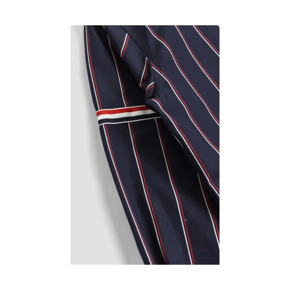 Thom Browne Nautisch Gestreept Katoenen Overhemd Multicolor Heren