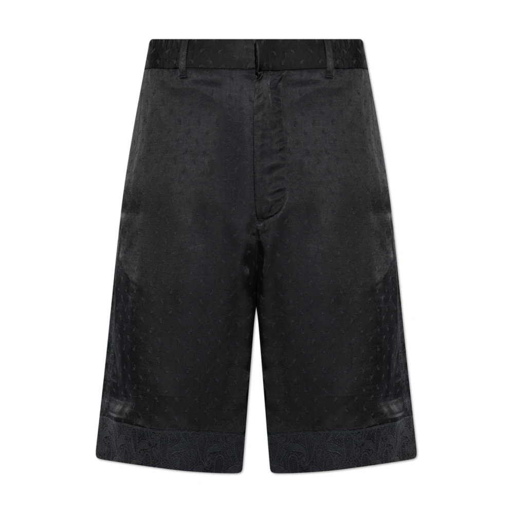 Emporio Armani Hombre Negro Pantalones Cortos, Talla: S