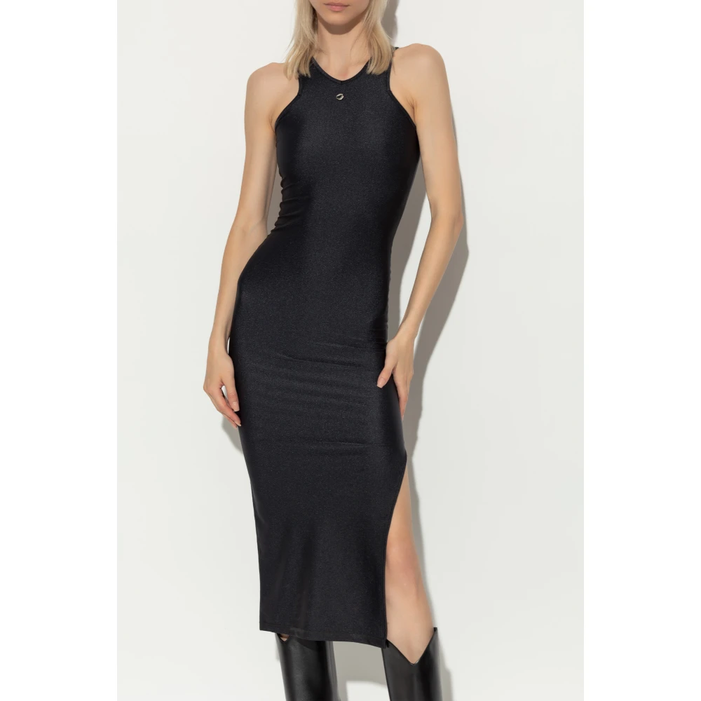 Coperni Jurk met logo Black Dames