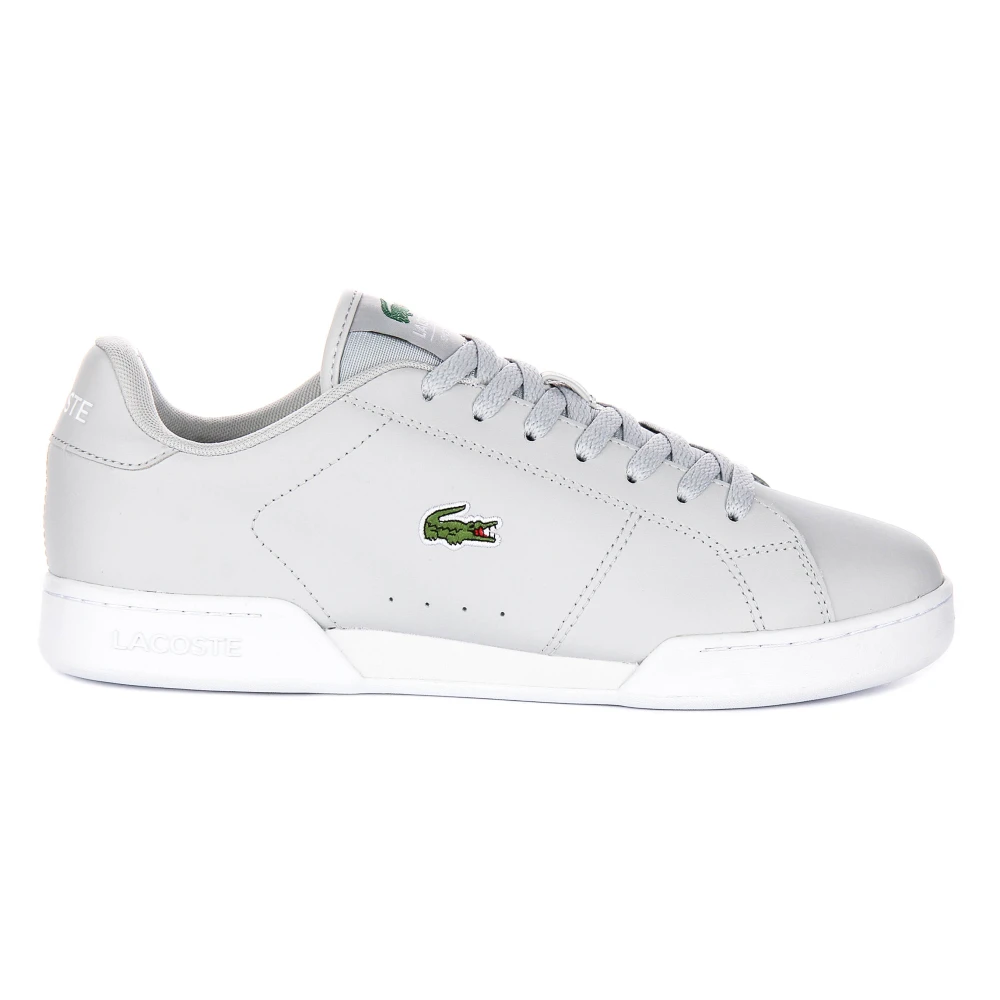 Lacoste Men's Gray Grey Leather Cupsole Trainers For - Sneakers - 12 1/2 Uk - Shoes