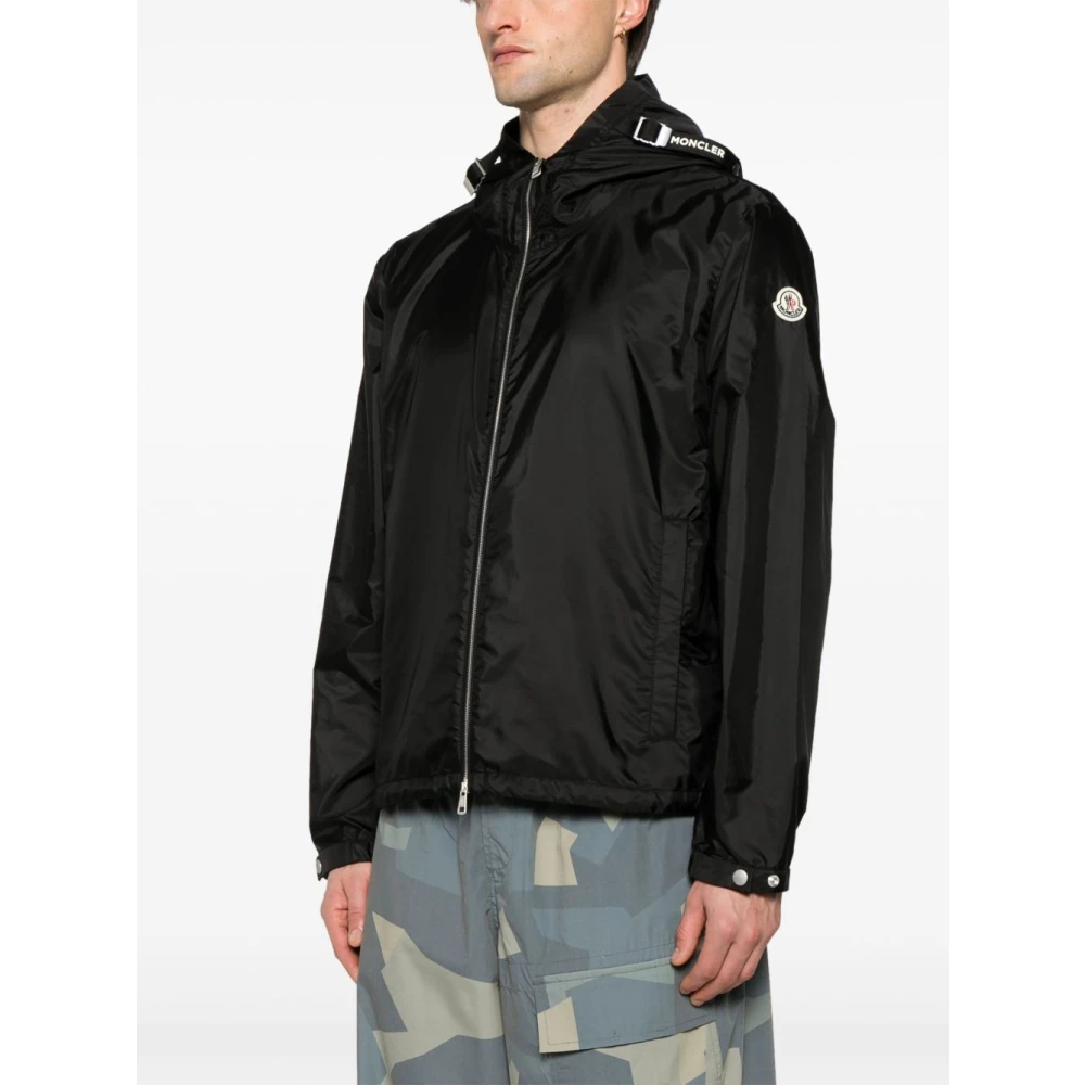 Moncler Zwarte Winterjassen voor Mannen Black Heren