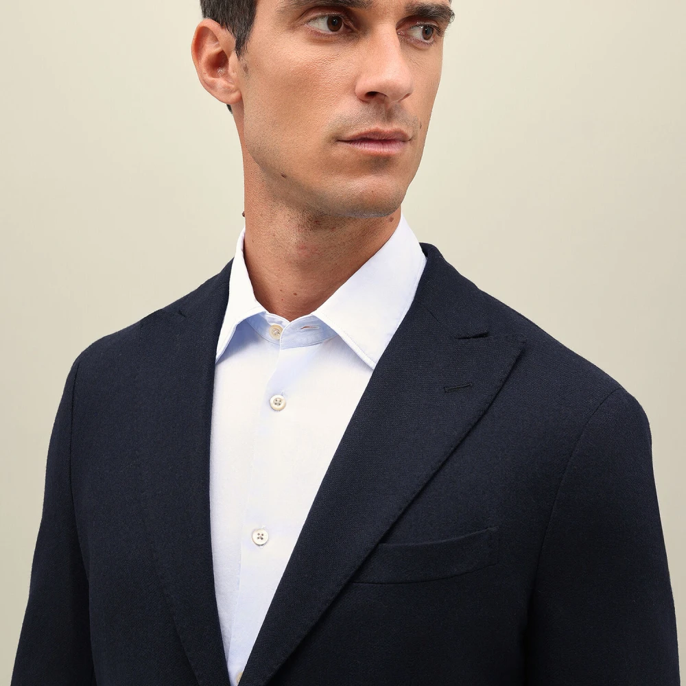 Boglioli Comfort Wol Kasjmier K-Pak Blue Heren