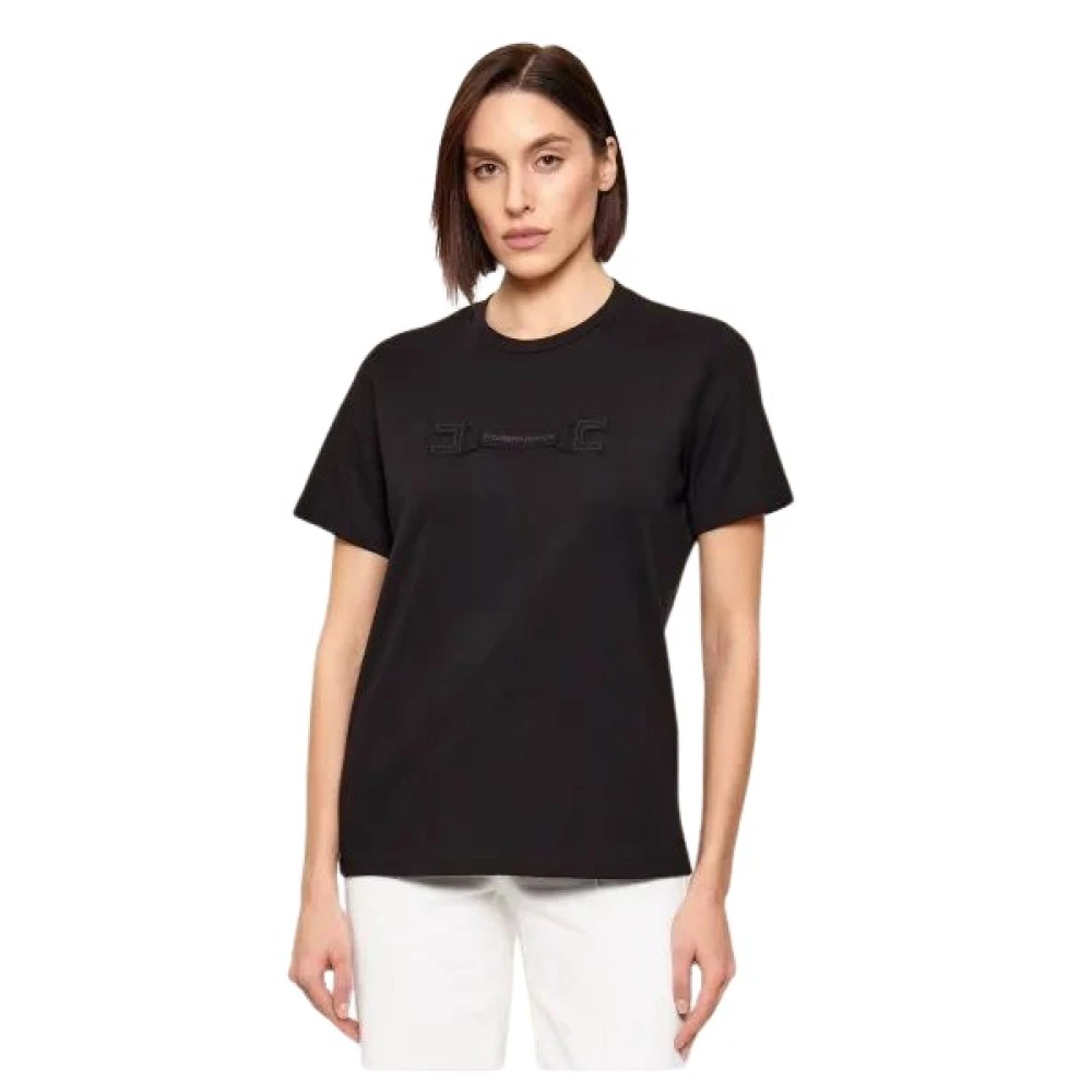 Elisabetta Franchi Black T-Shirts, Female, Xs, T-Shirt