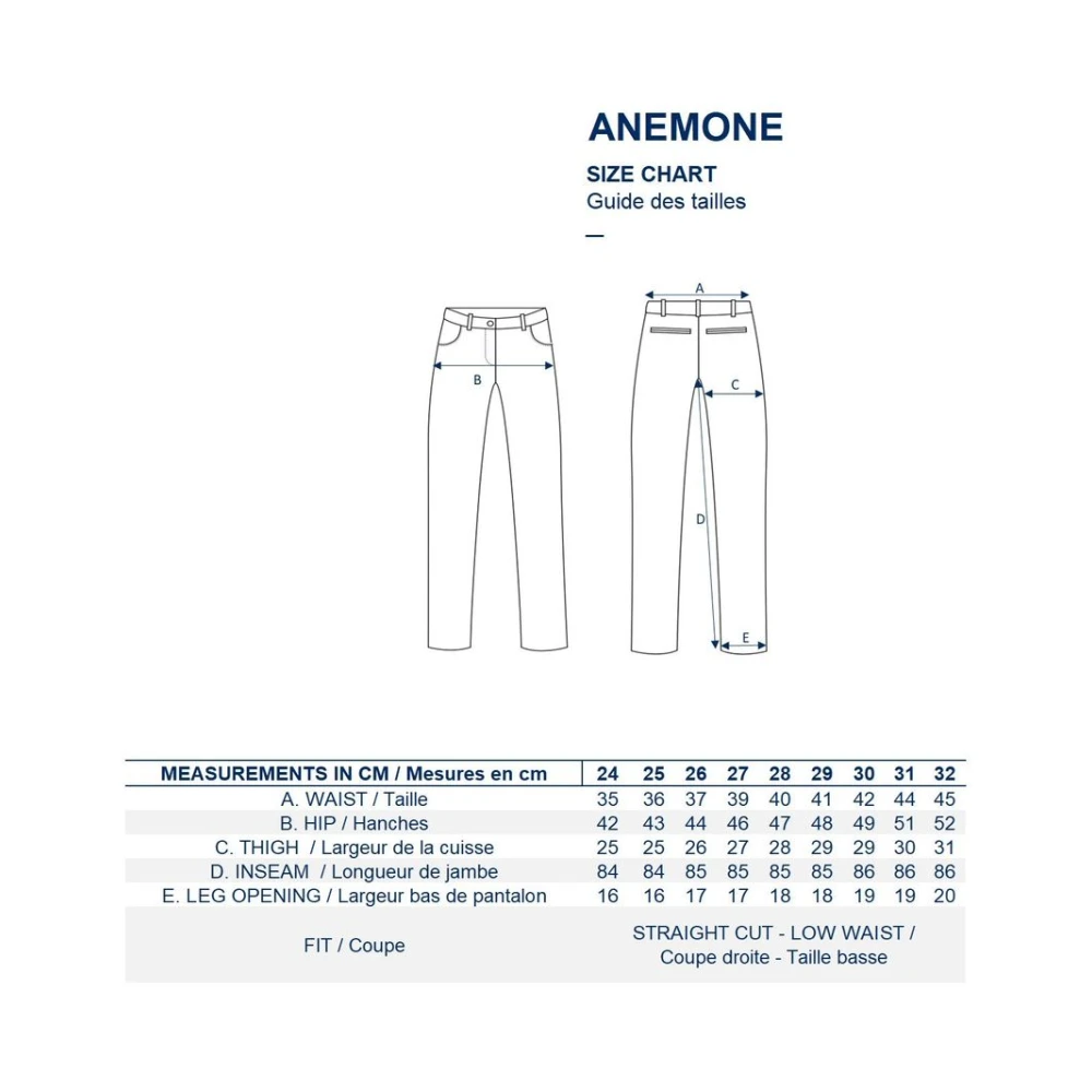Ines De La Fressange Paris Anemone jeans in wit katoen x Notify White Dames