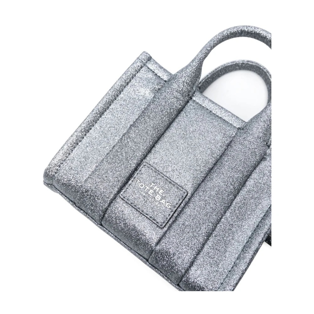 Marc Jacobs Zilveren Tassen met Glitterdetails Gray Dames