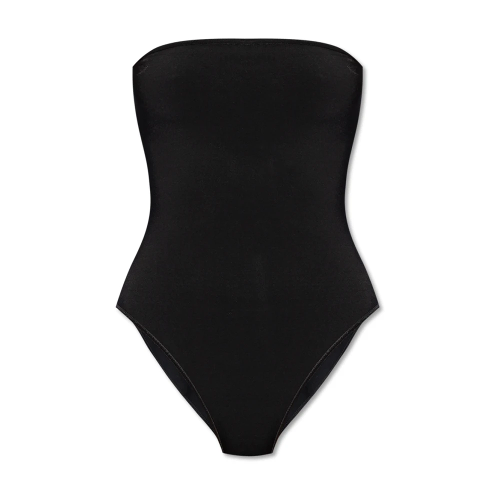 Alaïa Off-shoulder bodysuit Black Dames