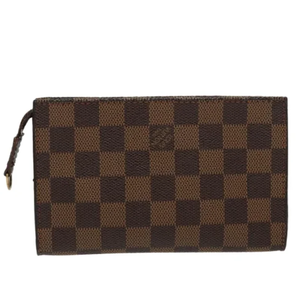 Louis Vuitton Vintage Pre-owned Canvas pouches Brown Dames