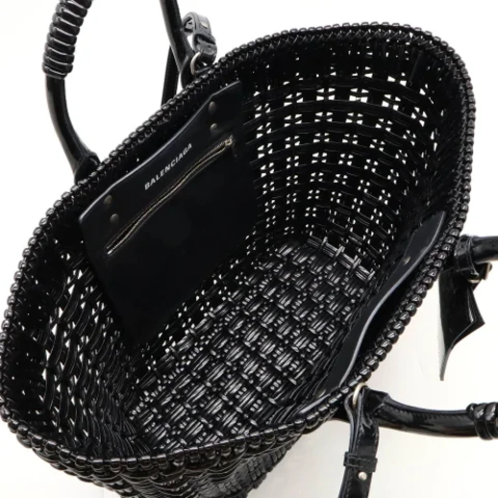Balenciaga Vintage Pre-owned Vinyl handbags Black Dames