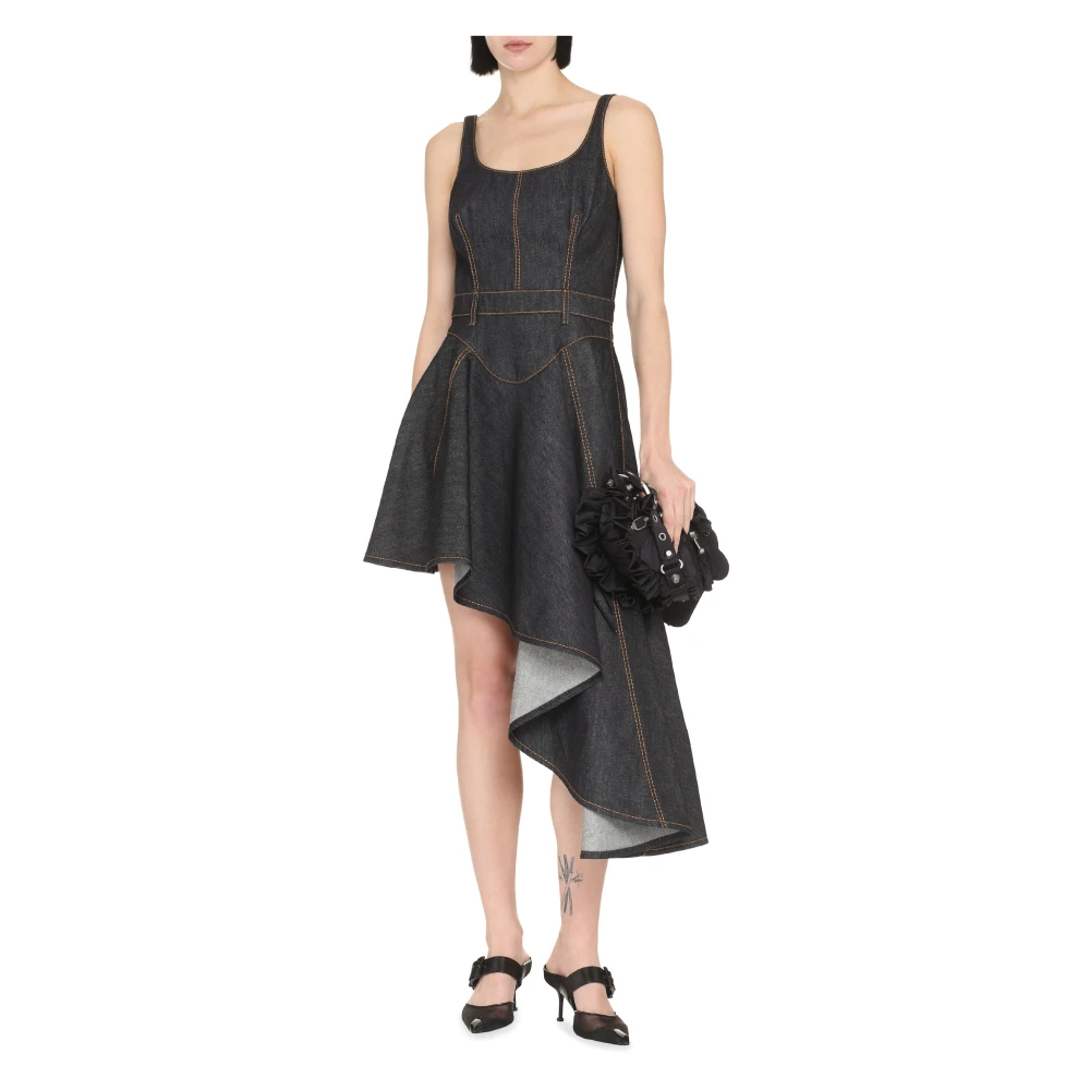 alexander mcqueen Stijlvolle Jurk voor Vrouwen Blue Dames