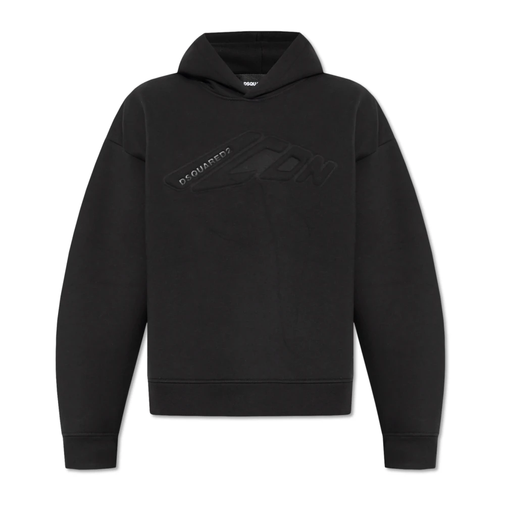 Dsquared2 Sweatshirt met logo Black Heren