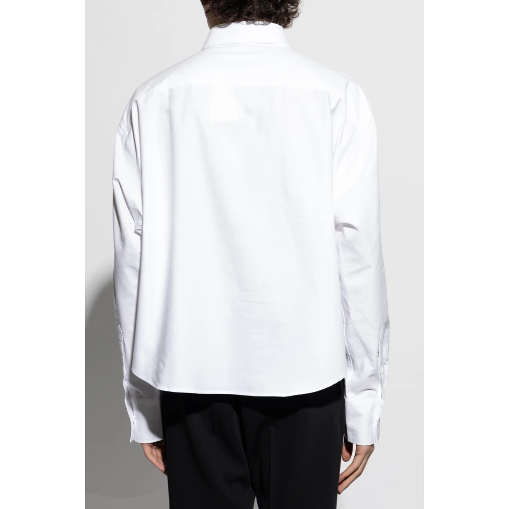 Ami Paris Shirt met logo White Heren