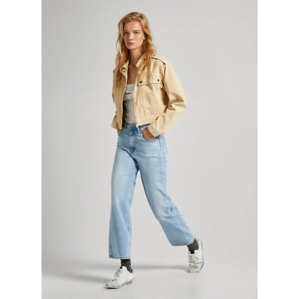 Pepe Jeans Straight Jeans Blue Dames