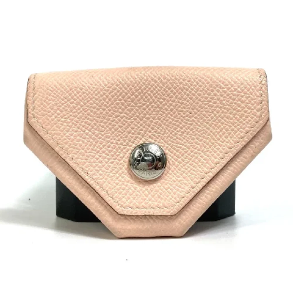 Hermès Vintage Pre-owned Leather wallets Pink Dames