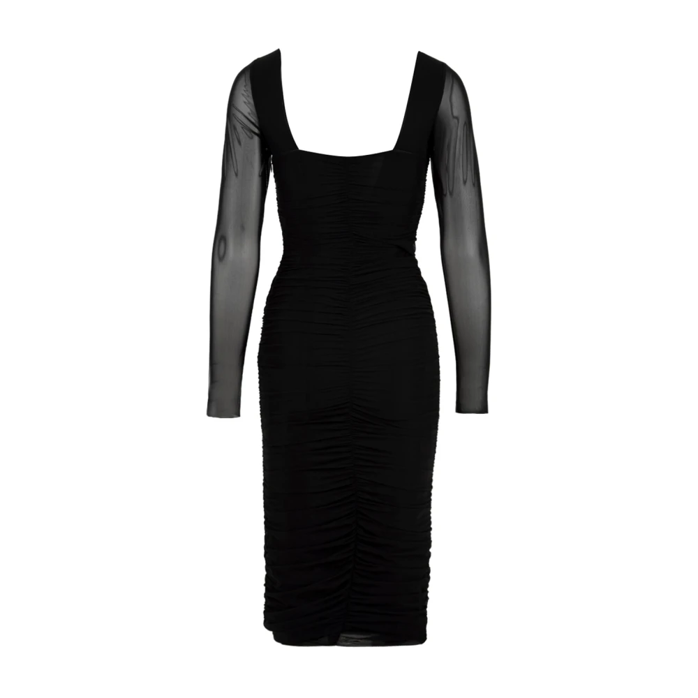 Mar De Margaritas Zwarte Bloemenjurk Sveva Black Dames