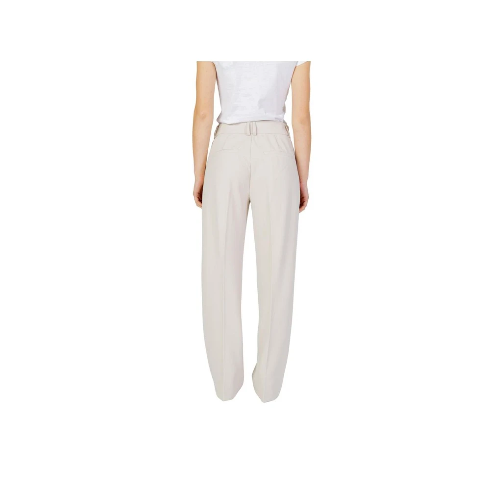 Only Beige Sigarettenbroek Lente Zomer Collectie Beige Dames