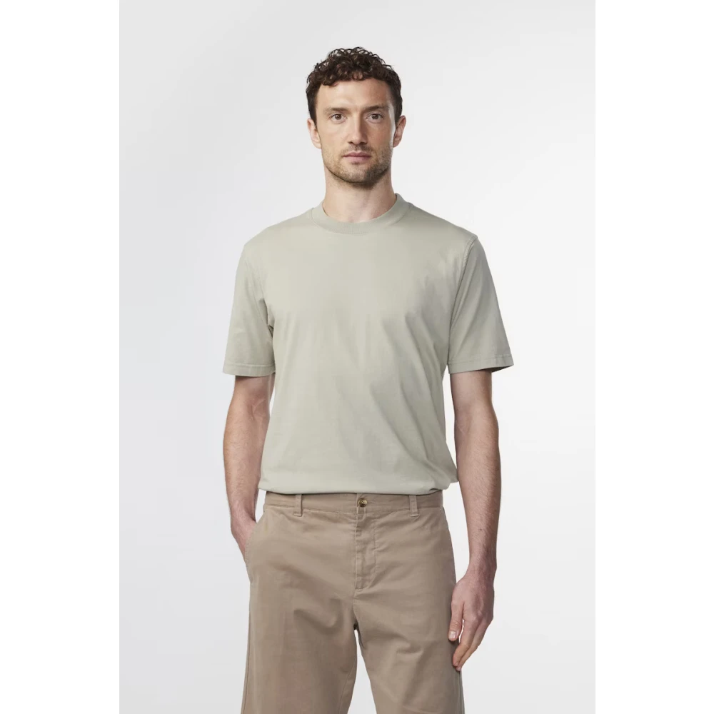 Nn07 Casual T-shirt van Pima-katoen Beige Heren