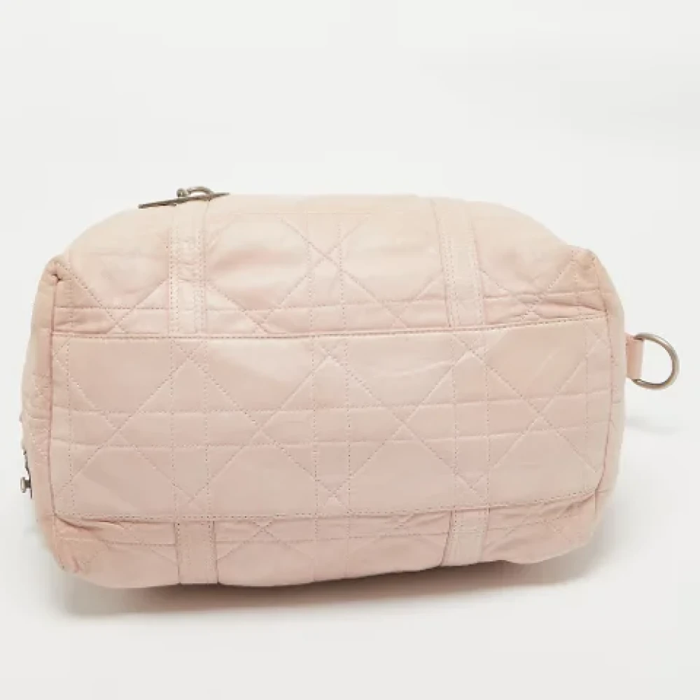 Dior Vintage Pre-owned Leather dior-bags Pink Dames