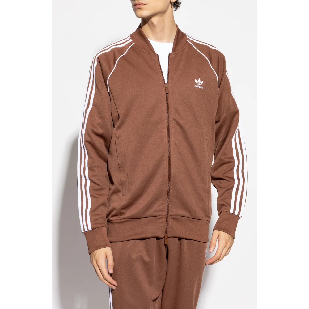 adidas Originals Rits-sweatshirt Brown Heren