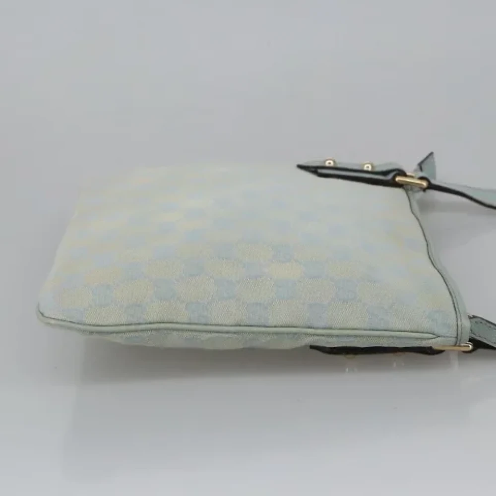 Gucci Vintage Pre-owned Canvas gucci-bags Blue Dames