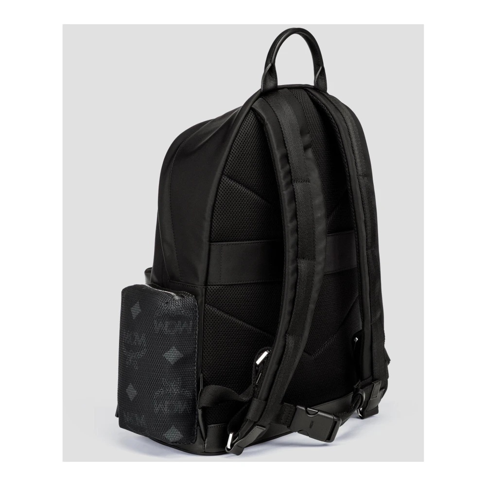 MCM Stark Rugzak gemaakt van gerecycled nylon Black Unisex