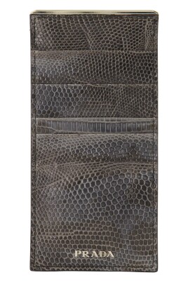 crocodile-effect-leather-card-holder