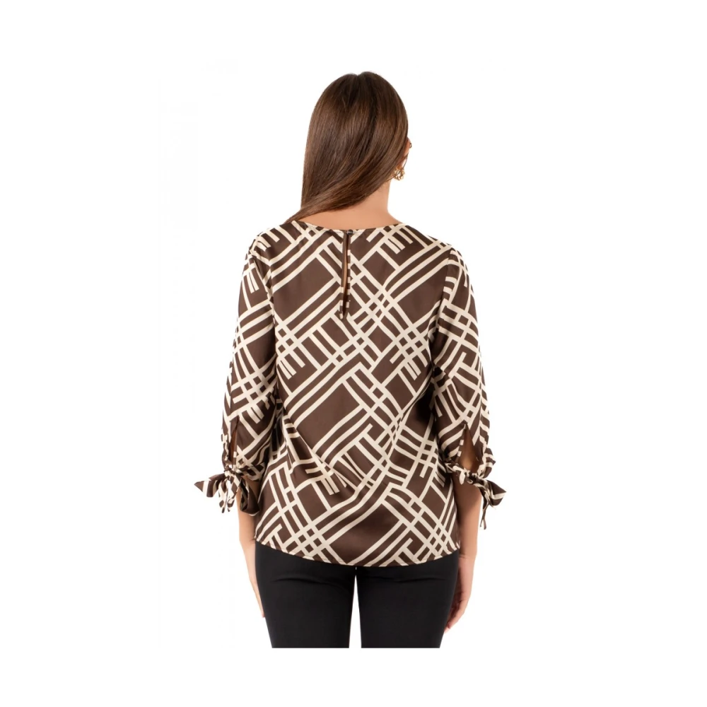 Liu Jo Stijlvolle Top Donna Brown Dames