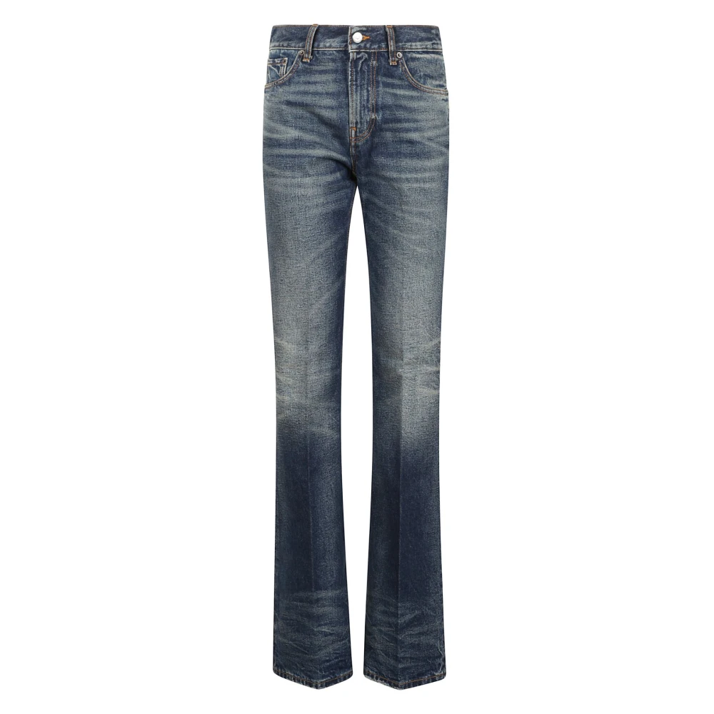 Haikure Vintage Blue Flora Stijlvolle Jeans Blue Dames