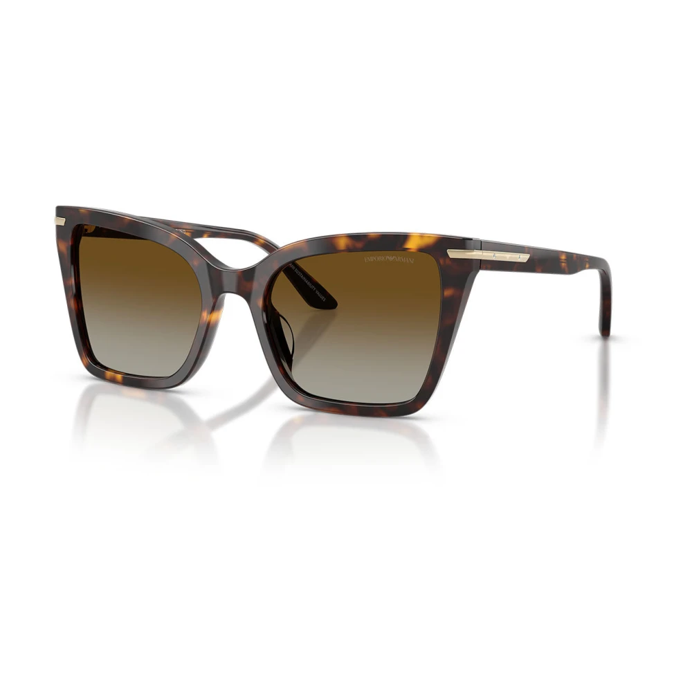 Emporio Armani Women's Brown Butterfly Sunglasses - Sunglasses - 53 Mm - Accessories