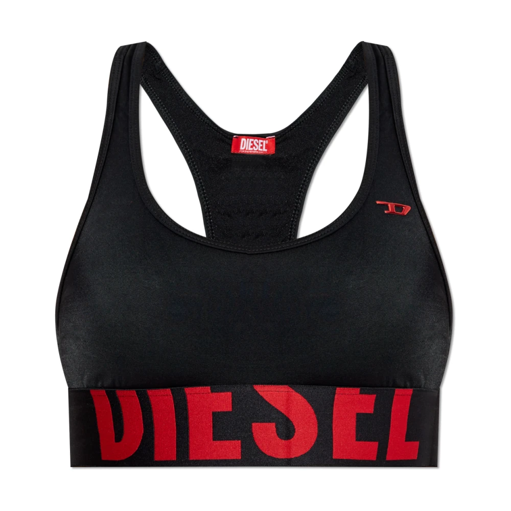 Diesel Bra Race-Bralette-Xl-D-Pop Black Dames