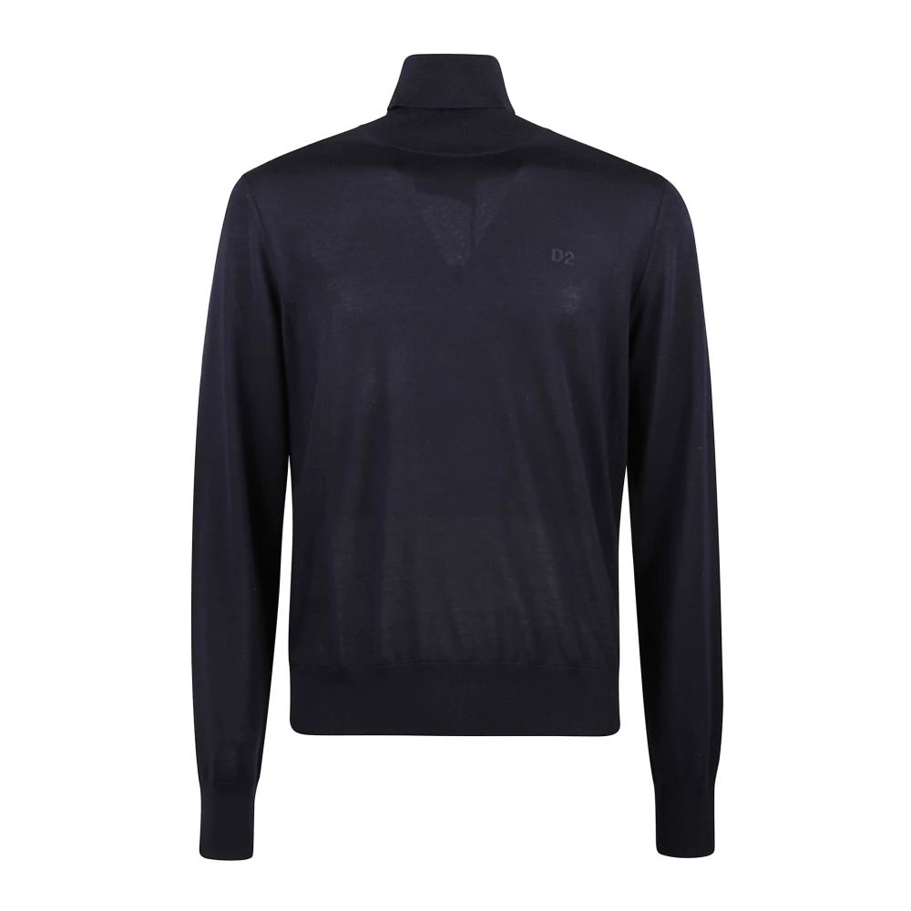 Dsquared2 Stijlvolle Pullover Trui voor Mannen Blue Heren