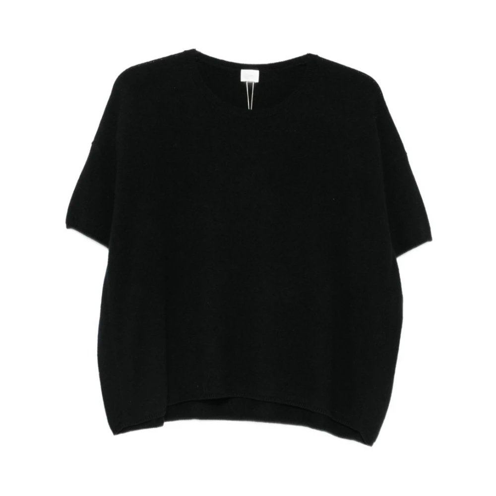 C.t.plage Donna Nero - Pullover Girocollo In Cashmere - Knitwear - S
