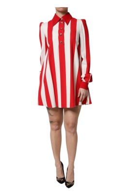 striped-long-sleeves-mini-dress