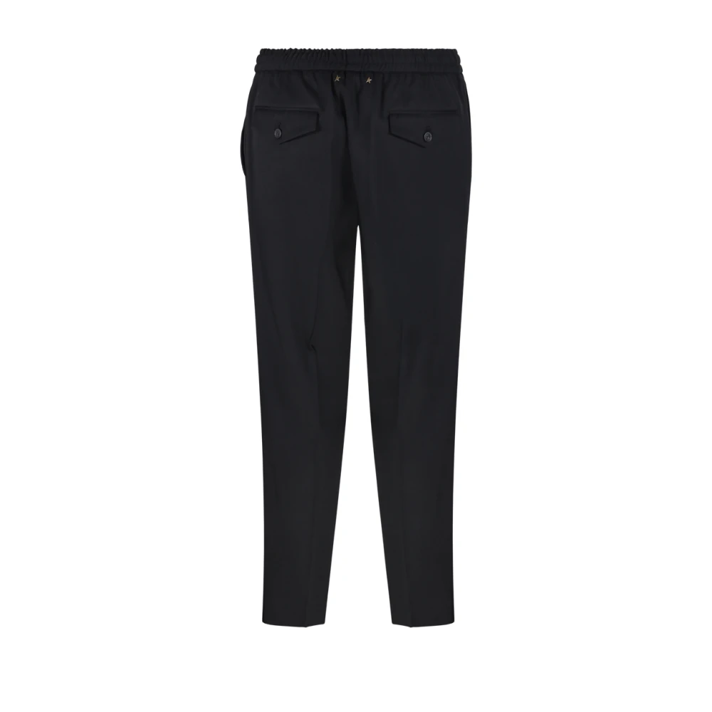 Golden Goose Zwarte Luke Light Dry Broek Black Heren