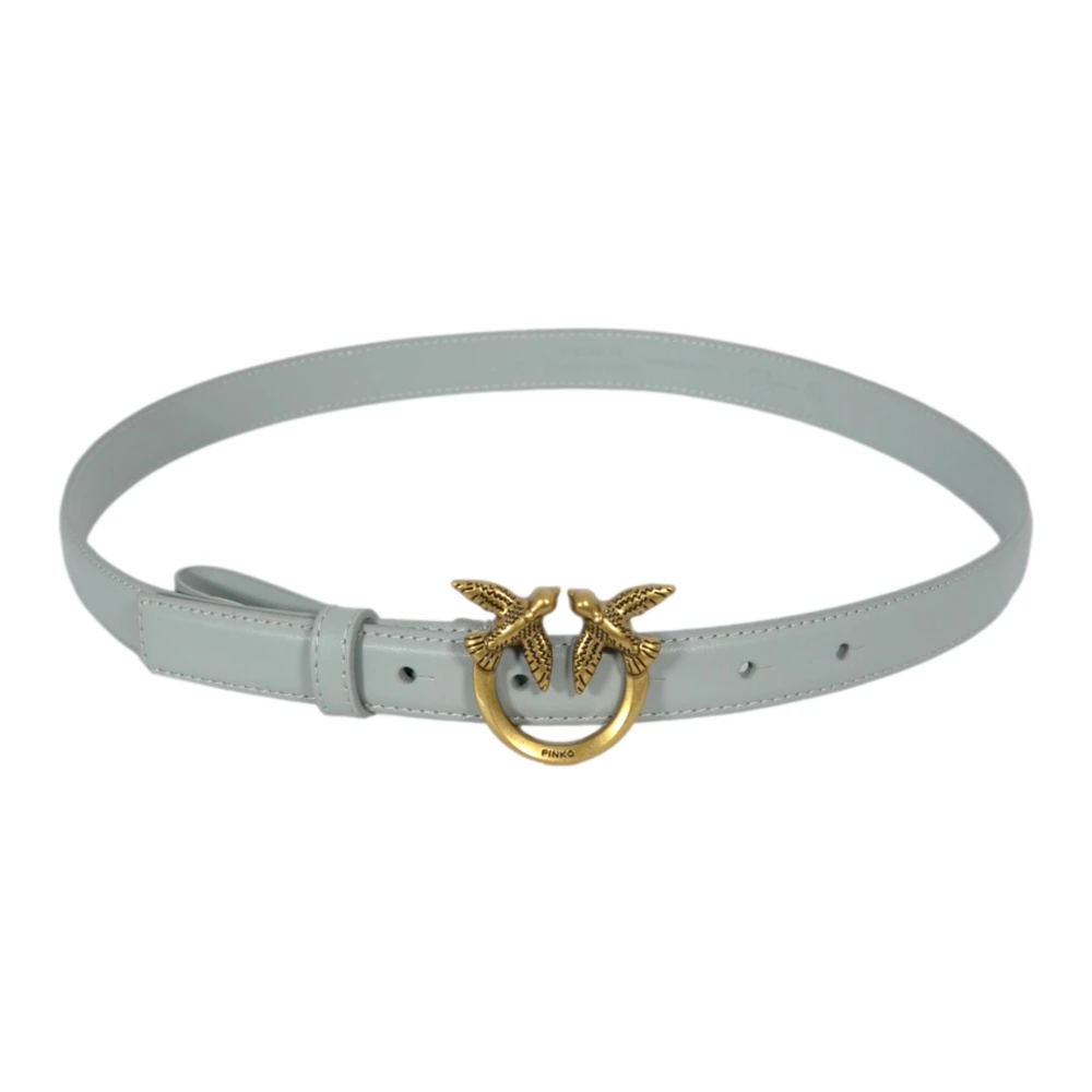 Pinko Women's Gray Belts, L, Love Berry H2 Belt