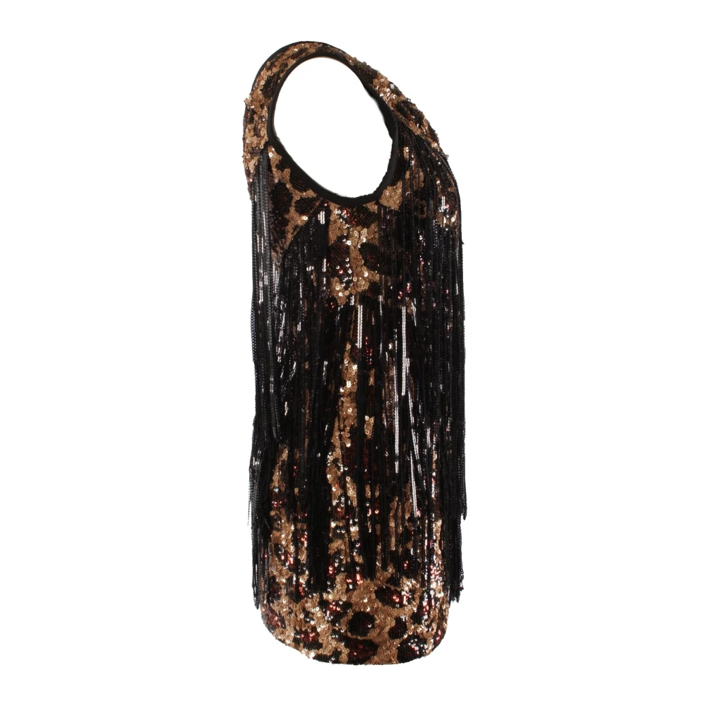 pinko Bruine Jurk van Polyamide Materiaal Brown Dames