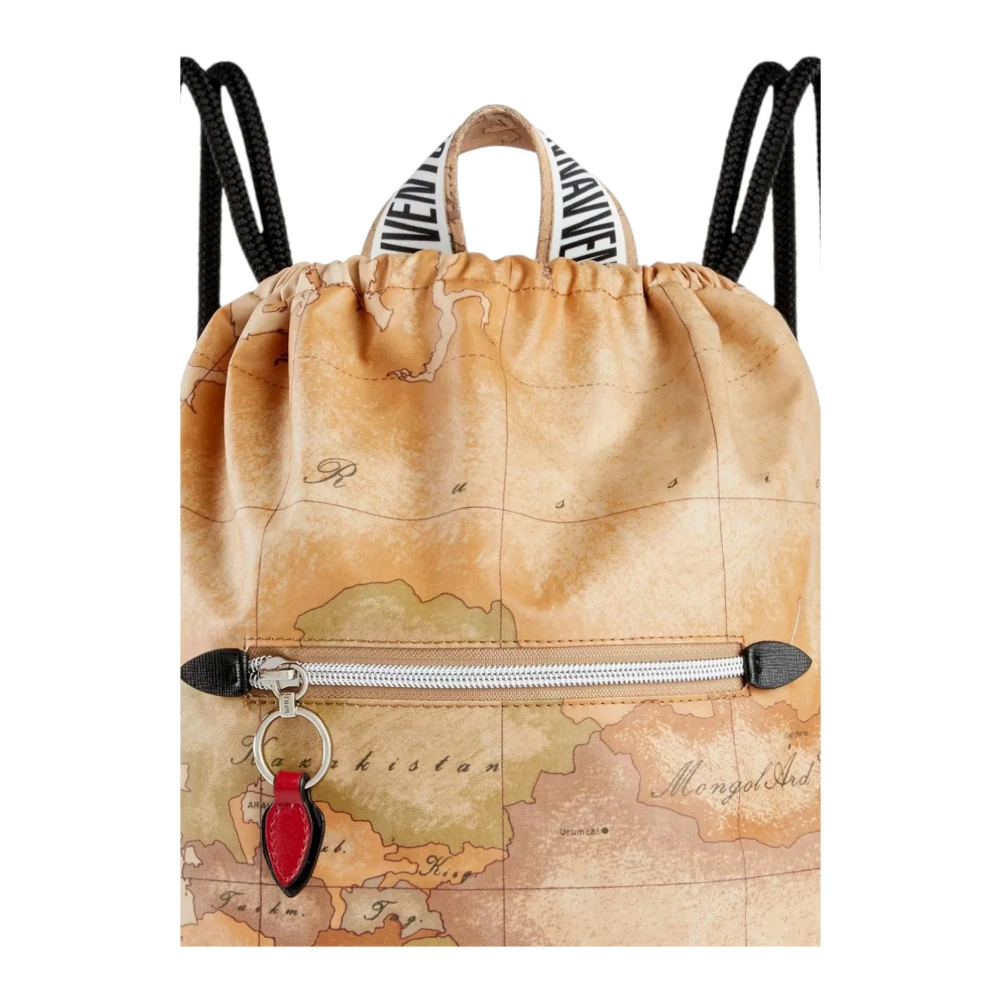 Alviero Martini 1a Classe Geo Classic Rugzak in Natuurlijk Beige Dames