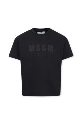 t-shirt-noir-en-coton-a-manches-courtes
