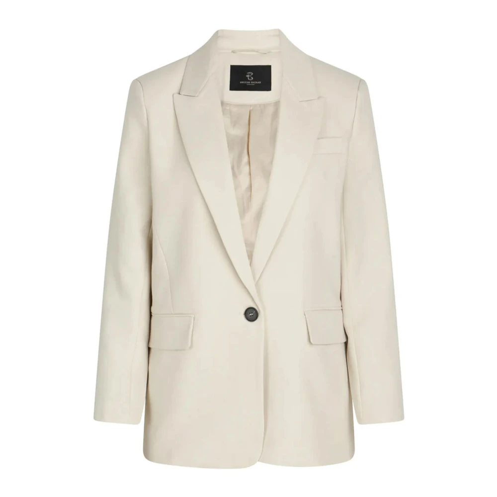 Bruuns Bazaar Klassisk Women Blazer Kit Beige, Dam