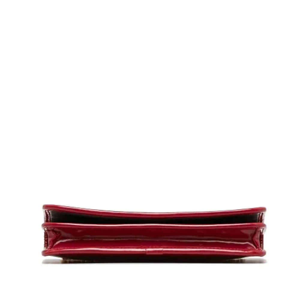 Loewe Pre-owned Leather wallets Red Dames