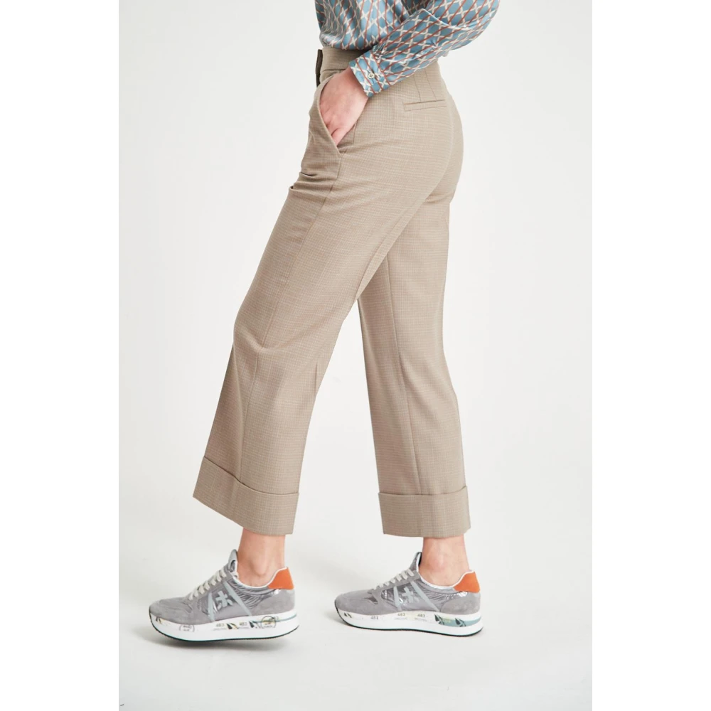 Via Masini 80 Stijlvolle Broek Beige Dames