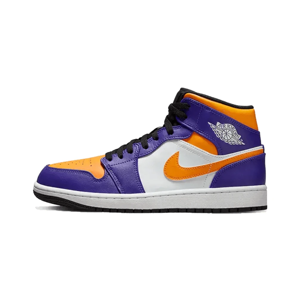 Jordan Multicolor Trainers, Male, 4 Uk, Lakers Tribute Sporty Shoe