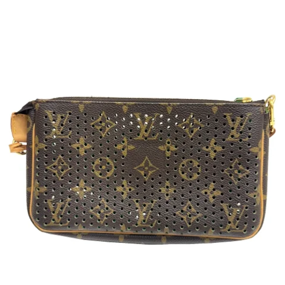 Louis Vuitton Vintage Pre-owned Plastic louis-vuitton-bags Brown Dames