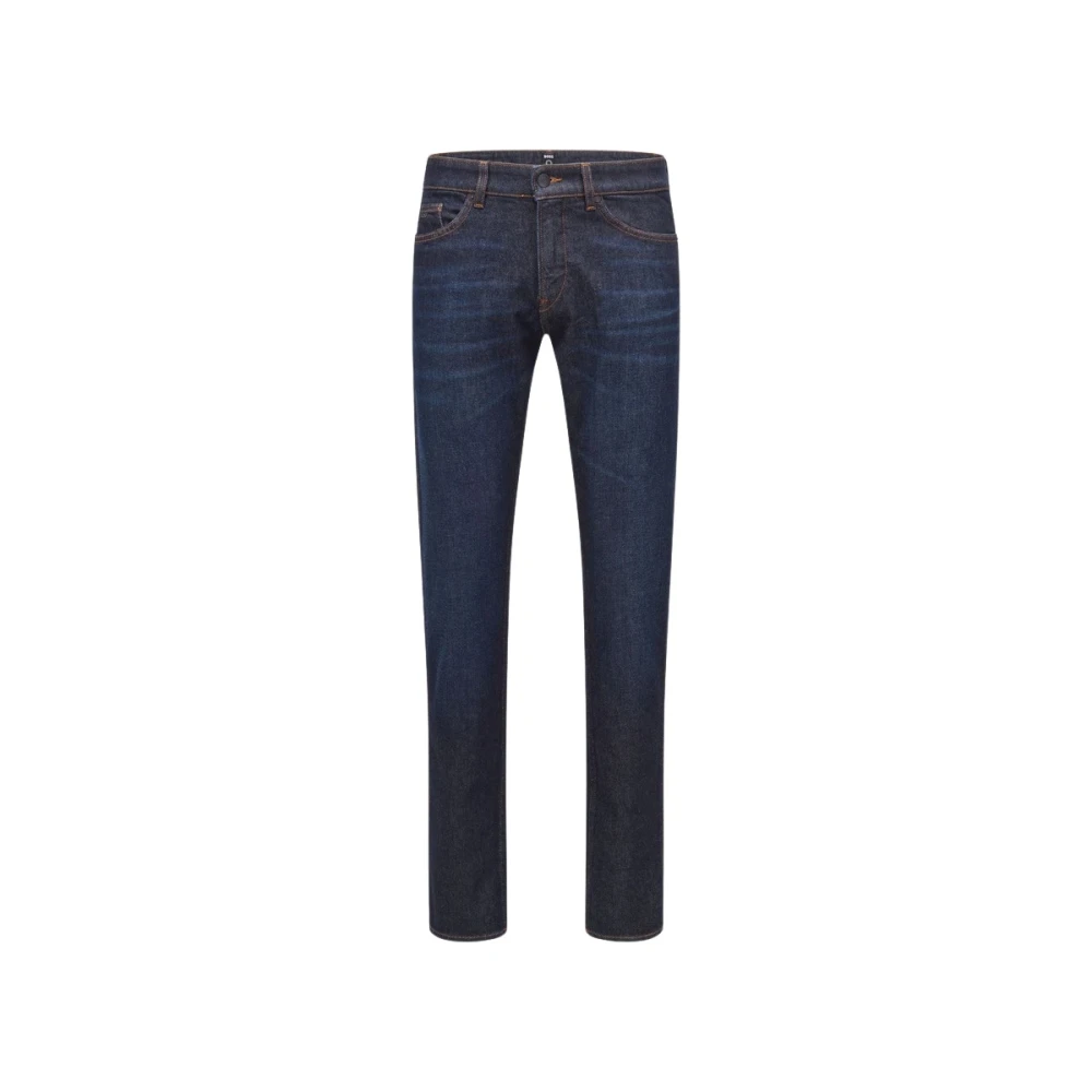 Hugo Boss Donkerblauwe Slim Fit Heren Jeans Blue Heren