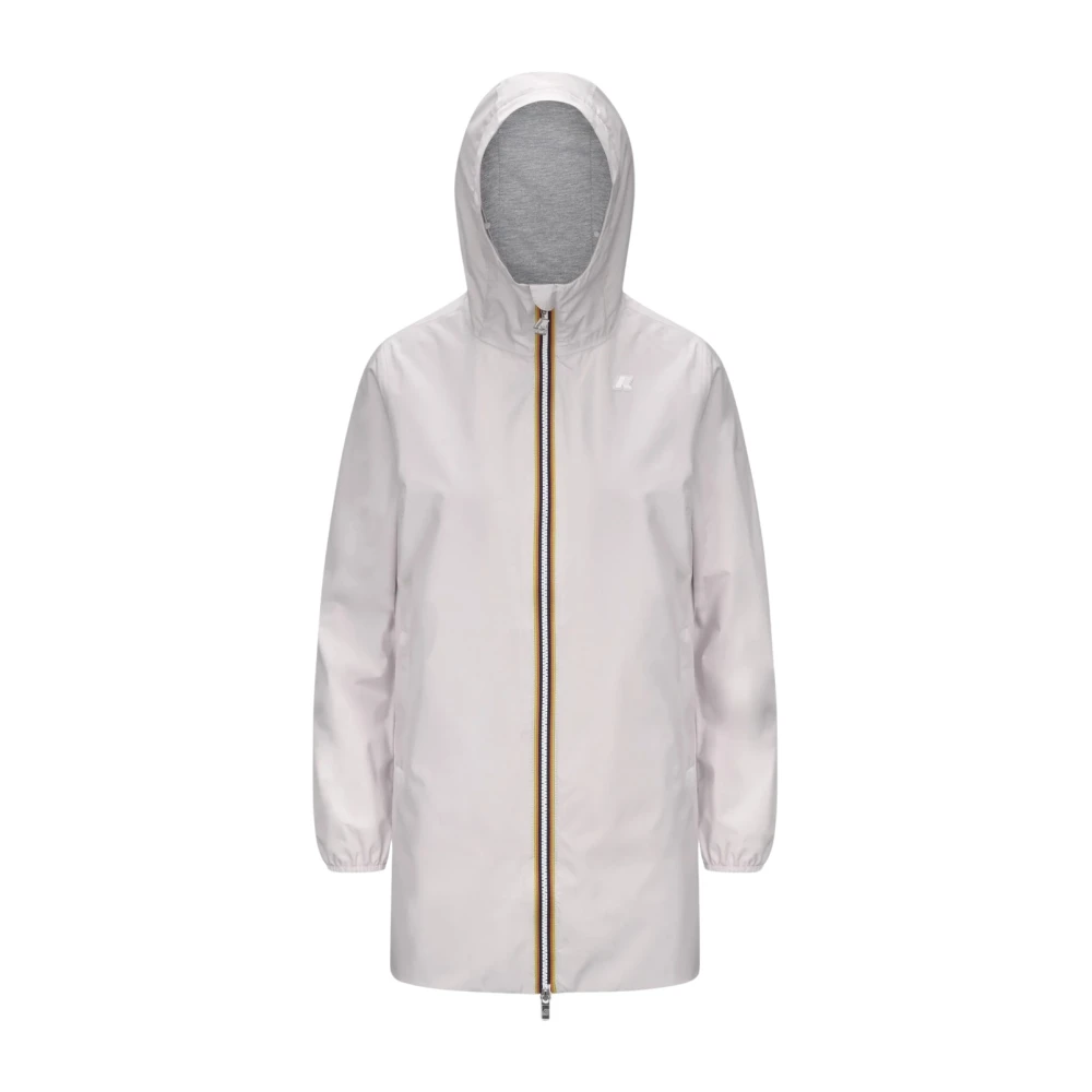 K-Way Women's Beige Sophie Stretch Jacket - Rain Jackets - S - Jackets
